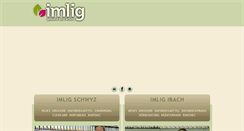 Desktop Screenshot of drogerien-imlig.ch