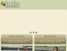 Tablet Screenshot of drogerien-imlig.ch